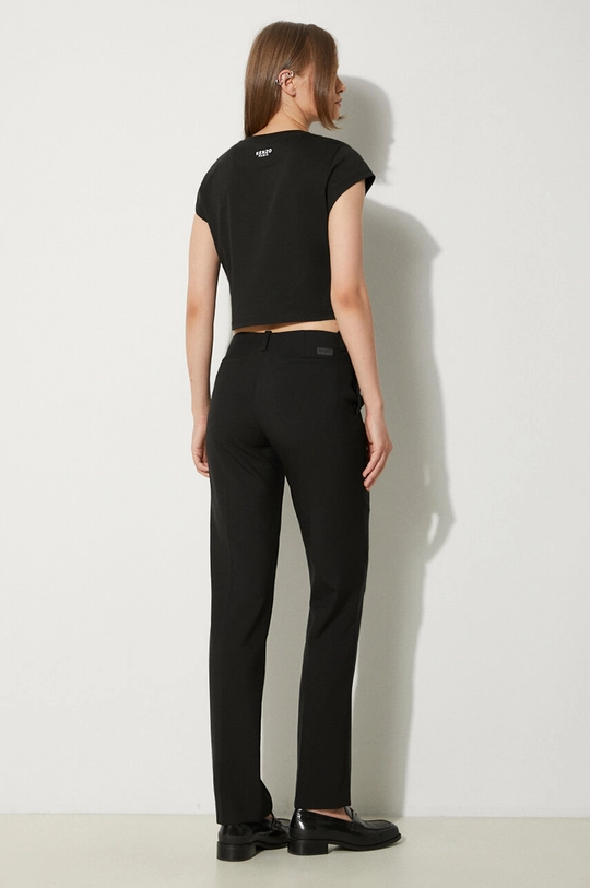 Îmbrăcăminte Kenzo pantaloni de lana FE62PA0929GE.99 negru