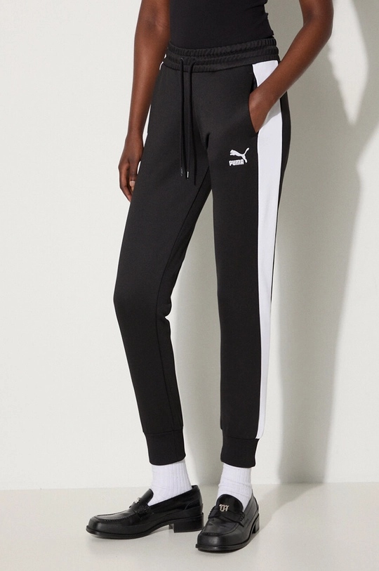 Παντελόνι φόρμας Puma Iconic T7 Track Pants μαύρο 627995