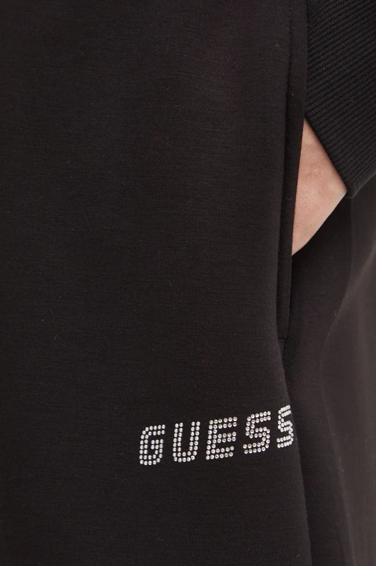 Guess pantaloni della tuta CECILIA nero V4BB13.K7UW2