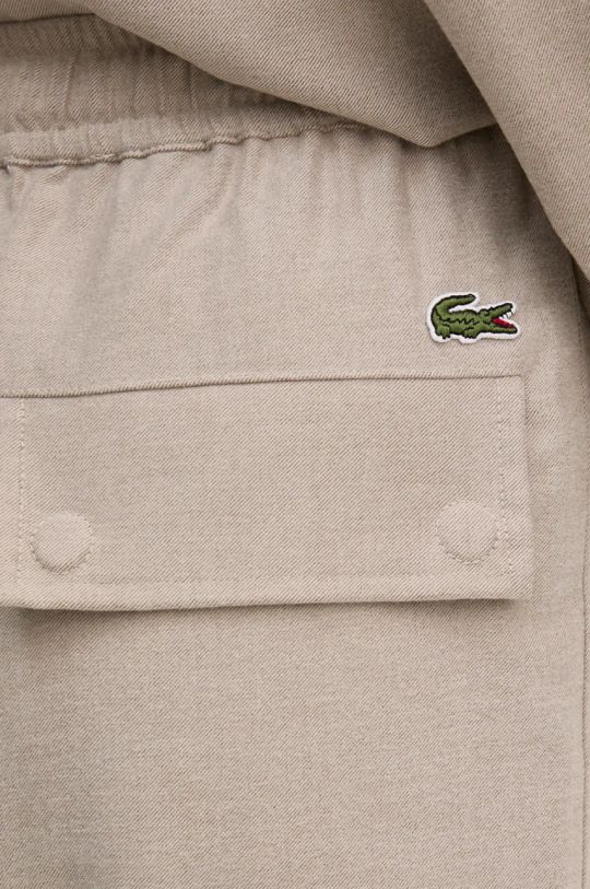 Παντελόνι Lacoste μπεζ HF4206