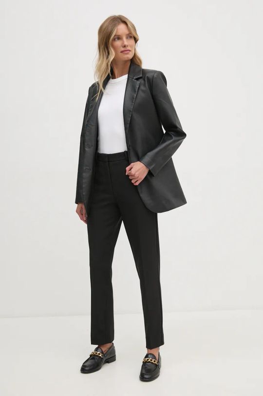 Calvin Klein pantaloni in misto lana K20K207589 nero AW24