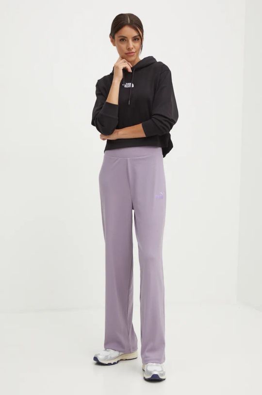 Puma pantaloni della tuta 681501 violetto AW24