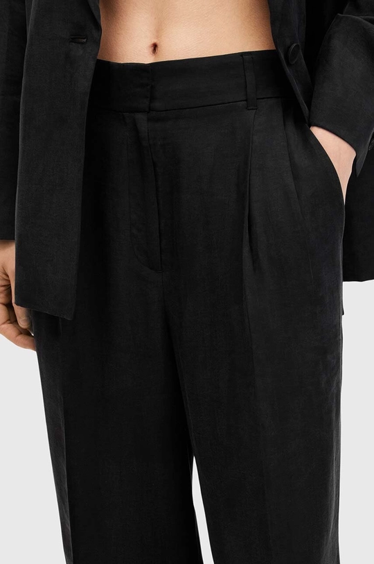 Abbigliamento AllSaints pantaloni AVERIE TEN TROUSER W027QC nero