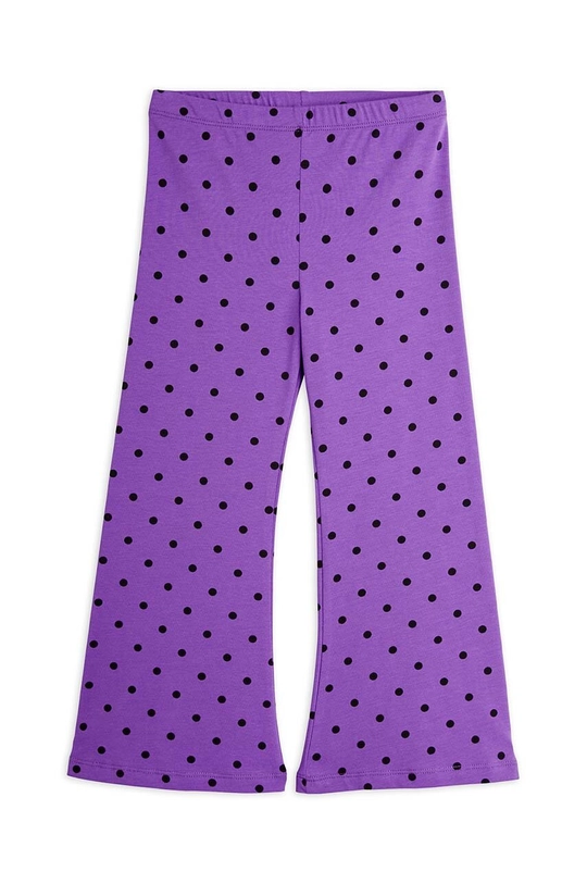 Mini Rodini pantaloni per bambini maglia violetto 2473012145