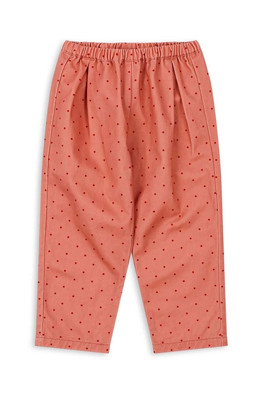 Konges Sløjd pantaloni NOLA PANTS GOTS bumbac roz KS101636.G