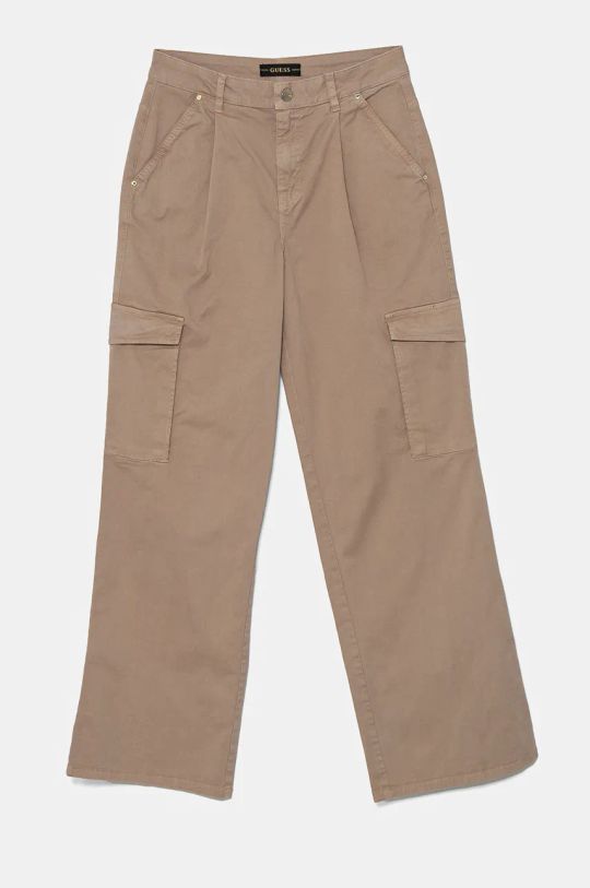 Guess pantaloni per bambini tessuto beige J4BB00.WGSL0.9BYH