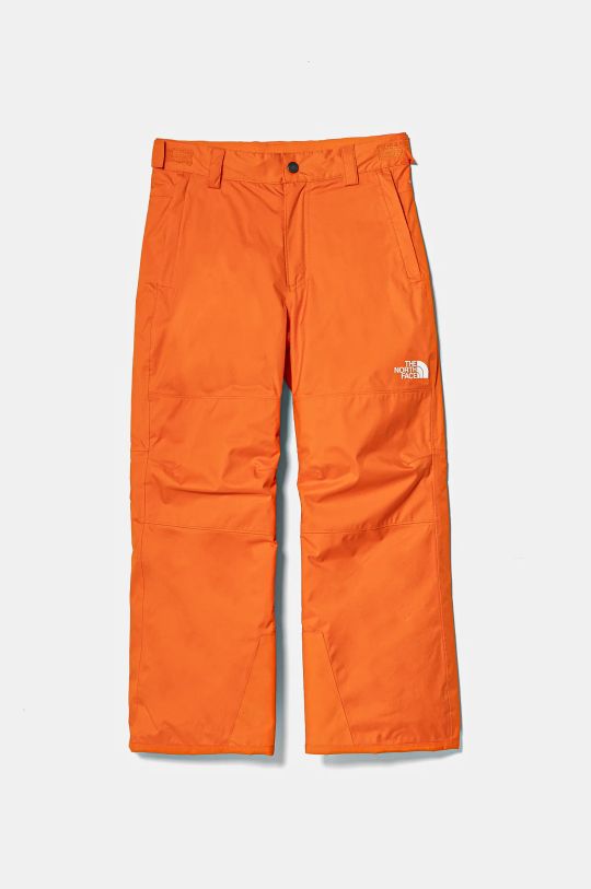 The North Face spodnie narciarskie dziecięce FREEDOM INSULATED PANT tkanina pomarańczowy NF0A88TY1OP1