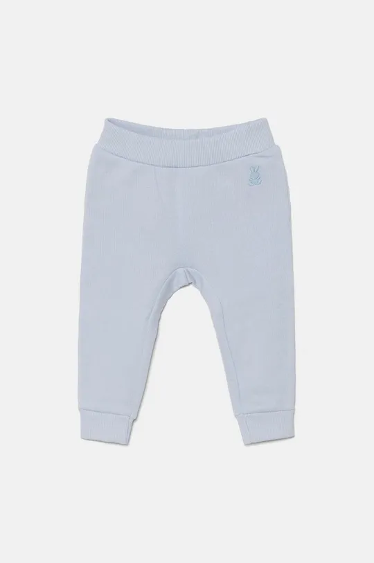 Хлопковые штаны для младенцев United Colors of Benetton хлопок голубой 3J70AF01R.W.Seasonal