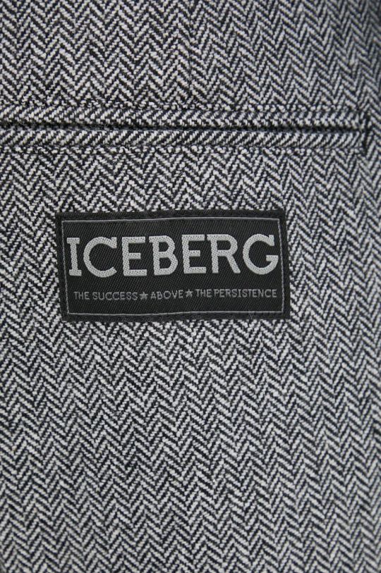 Вовняні штани Iceberg B030.3141 сірий