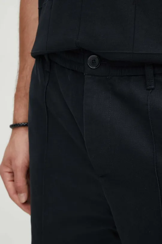 Одяг Бавовняні штани Armani Exchange 6DZPL4.ZN5WZ чорний