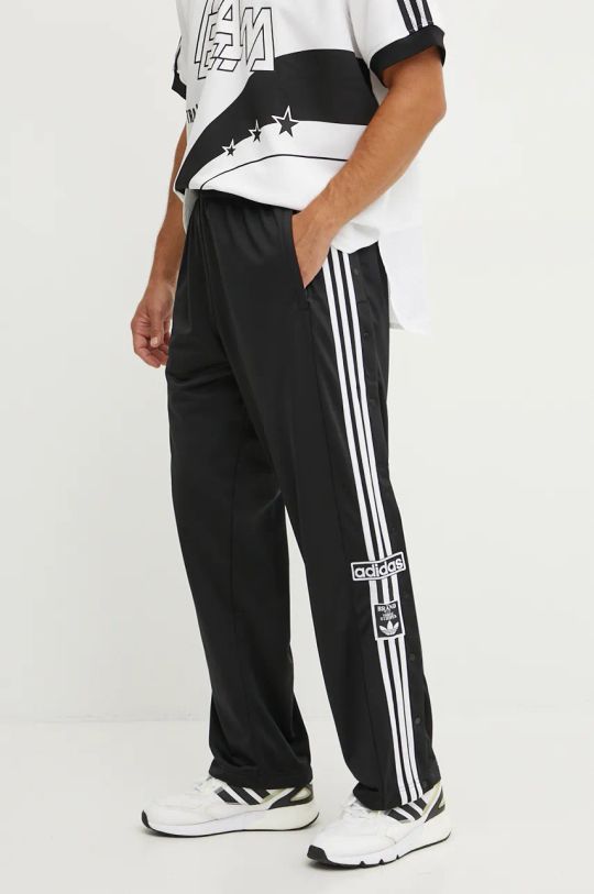 adidas Originals pantaloni della tuta Adibreak maglia nero IW3482