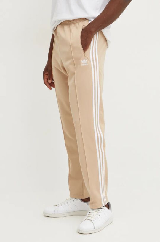 Παντελόνι φόρμας adidas Originals Adicolor Classics Beckenbauer Pant ίσιο μπεζ IZ1857