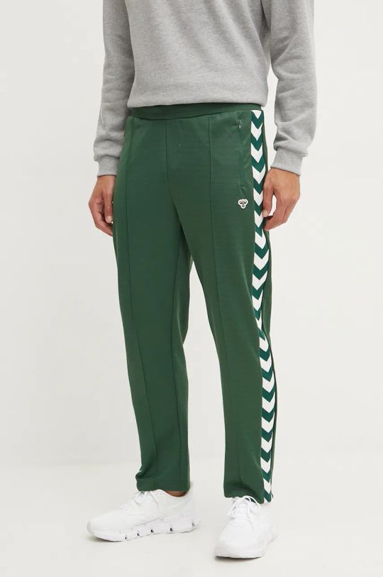 Hummel pantaloni de trening tricotaj verde 225252