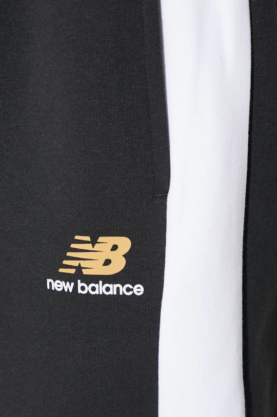 Παντελόνι φόρμας New Balance Classics Fleece Jogger MP43522BK μαύρο