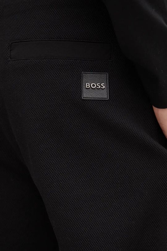 BOSS pantaloni de trening din bumbac negru 50528825