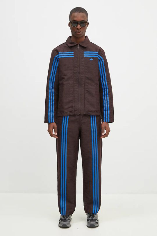 adidas Originals pantaloni Club TrackPant JN5970 marrone