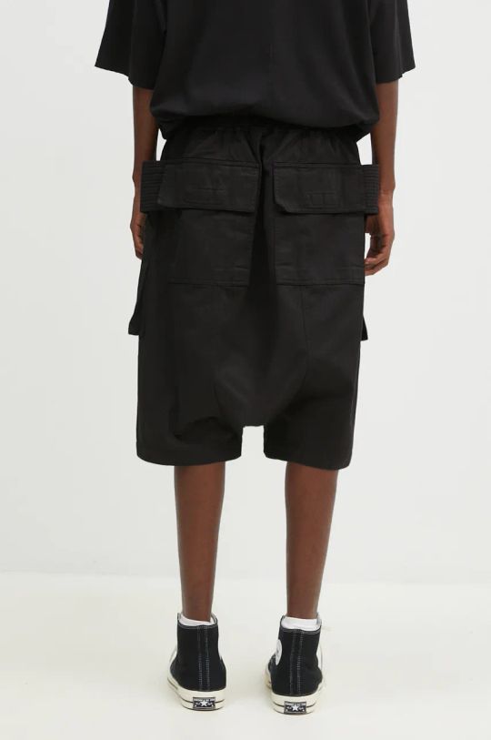 Clothing Rick Owens cotton shorts Creatch Cargo Pods DU02D2382.TW black