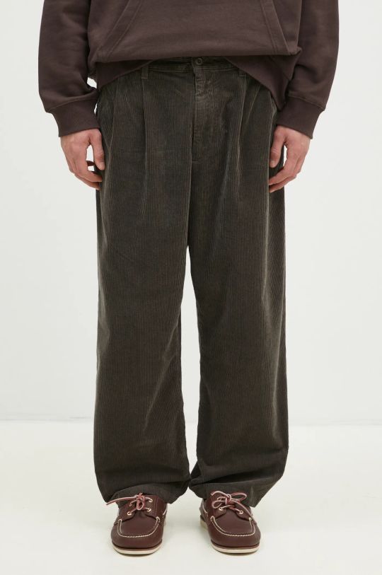 Джинсов панталон Carhartt WIP Evan Pant памук сив I033757.96402