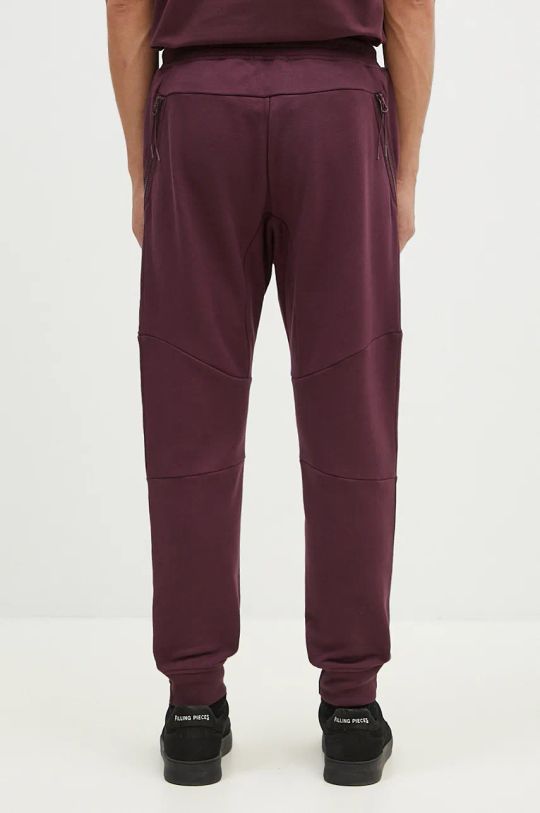 Îmbrăcăminte C.P. Company pantaloni de trening din bumbac Diagonal Raised Fleece Lens Sweatpants 17CMSP084A005086W violet