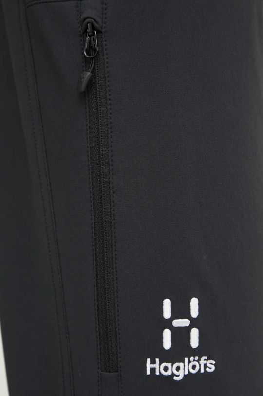 Haglöfs spodnie outdoorowe Morän Softshell czarny 605404