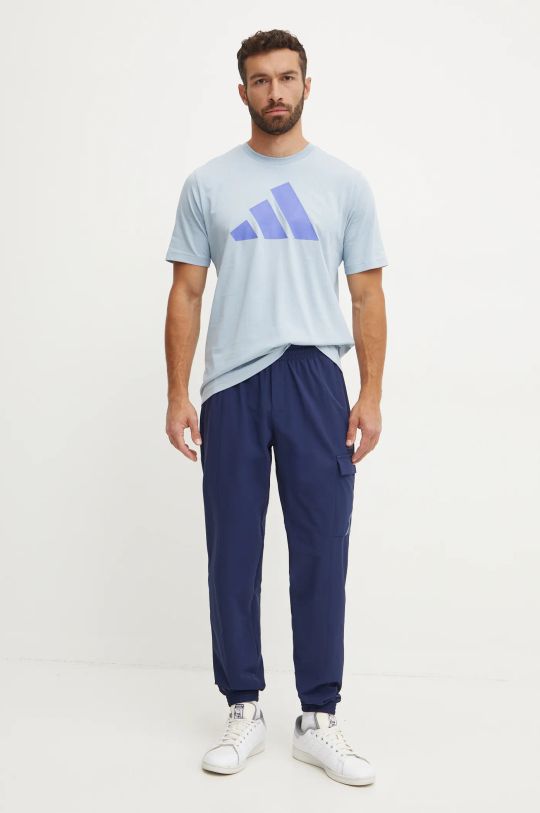 adidas Originals pantaloni IW3259 bleumarin AW24