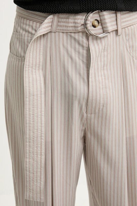 Nanushka pantaloni FERRE beige NM24PFPA01775