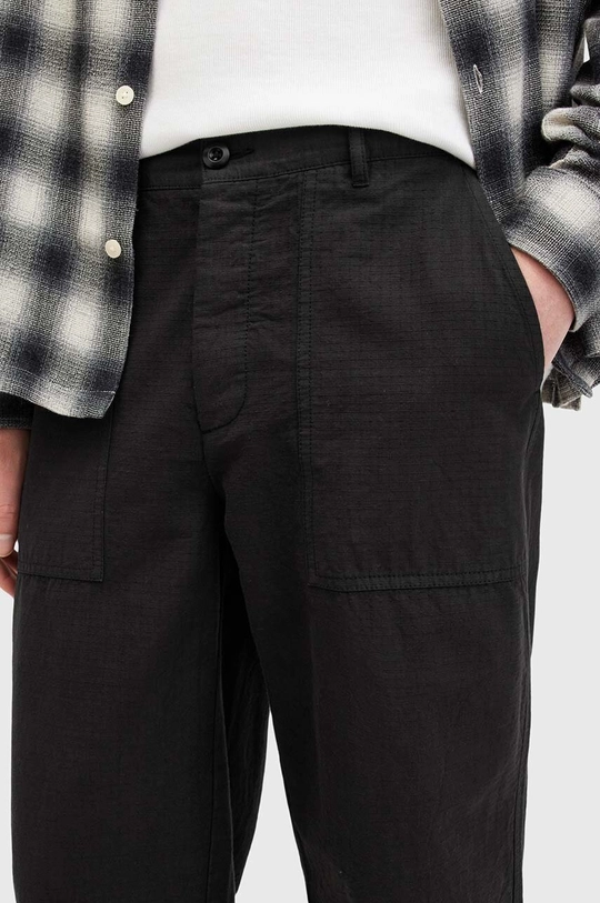 Oblačila Bombažne hlače AllSaints CREEK TROUSER M021TB črna