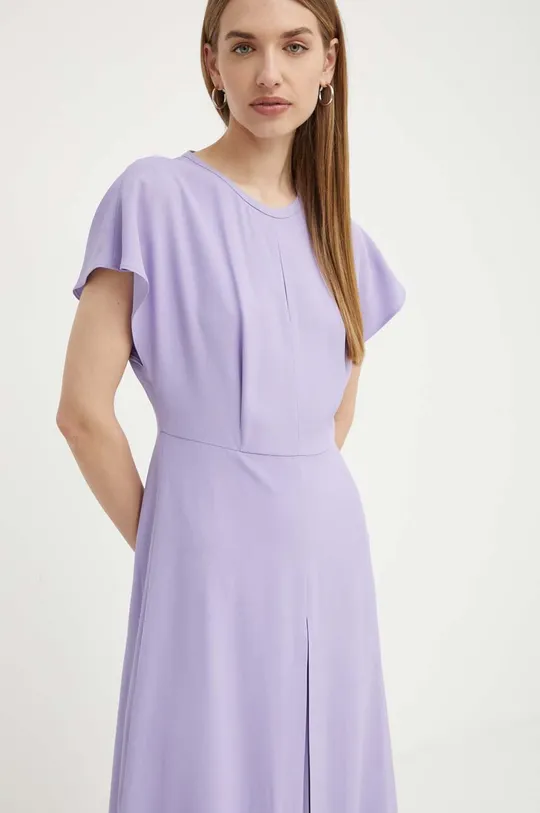 fioletowy BOSS sukienka