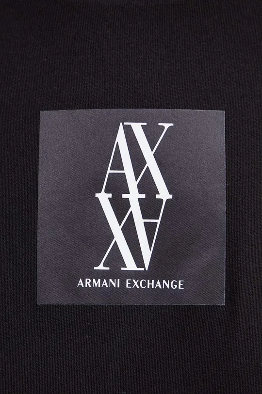 Хлопковое платье Armani Exchange 6DYA79.YJ3RZ чёрный