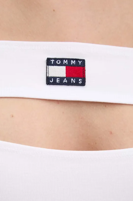 Φόρεμα Tommy Jeans DW0DW18461 λευκό