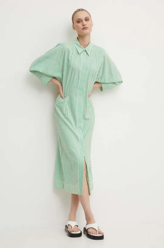 πράσινο Φόρεμα Day Birger et Mikkelsen Laurie - Daily Classic Stripe RD Γυναικεία