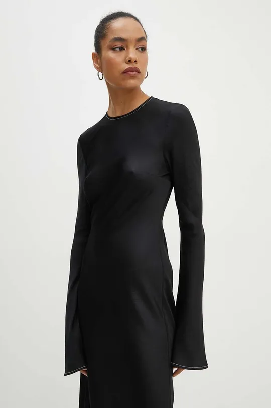 Сукня Rotate Satin Maxi Dress чорний 112836100