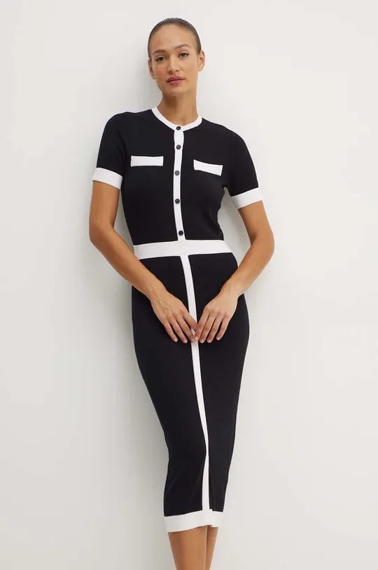 czarny Karl Lagerfeld sukienka Damski