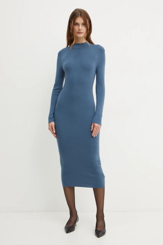 MICHAEL Michael Kors rochie din lana MF482Q14VR albastru AW24