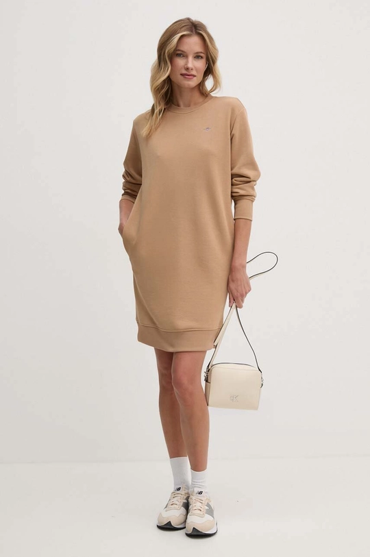 Gant rochie mini bej 4200760