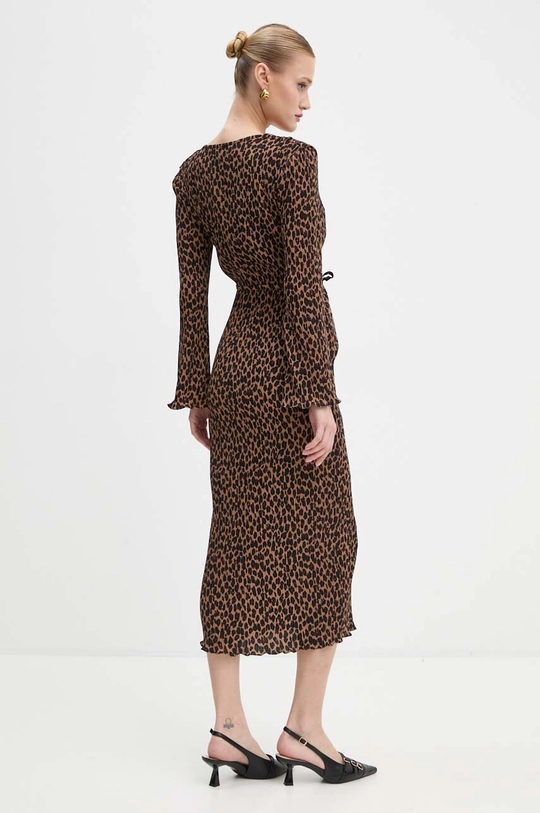 Oblačila Obleka Never Fully Dressed Leopard Celeste Dress NFDDR1701 bež