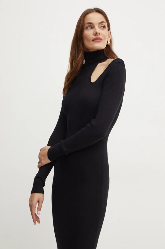 Bardot rochie OLESA negru 59580DB