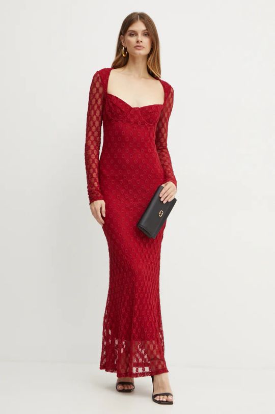 Bardot rochie AVAH 59600DB burgundia AW24