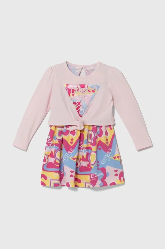 розовый Детское платье Guess Для девочек