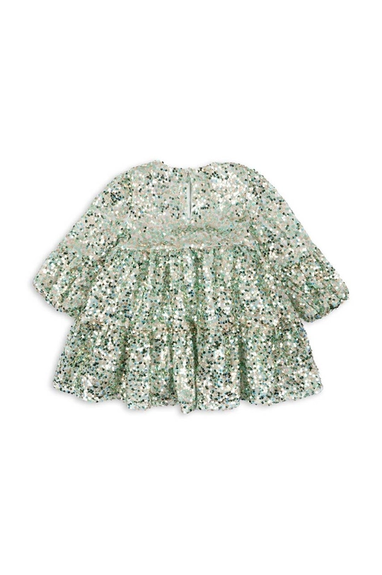 Fete Konges Sløjd rochie fete LILA SEQUINS DRESS KS101558 verde