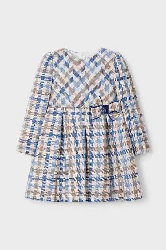 Дитяча сукня з домішкою вовни Mayoral довгий темно-синій 4914.6B.Mini.9BYH
