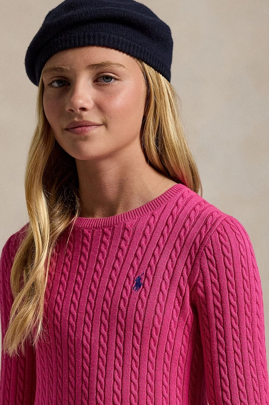 Παιδικό φόρεμα Polo Ralph Lauren 313950782001 ροζ