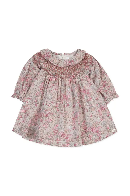 Детское хлопковое платье Tartine et Chocolat TZ30010.80.86 розовый AW24