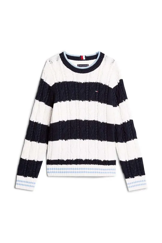 Детски пуловер Tommy Hilfiger KB0KB09075.9BYH.116.122 тъмносин AW24