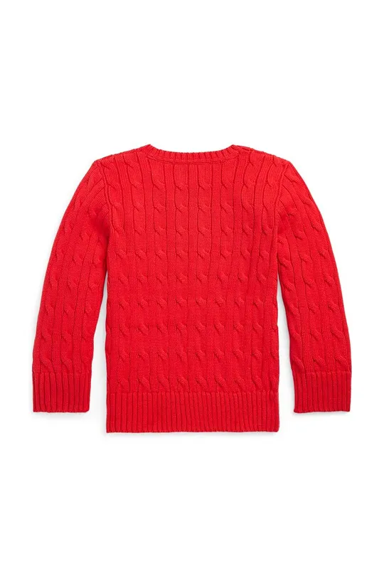 Детский хлопковый свитер Polo Ralph Lauren 322702674043 красный AW24