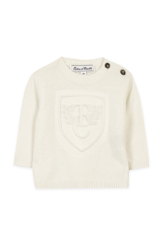 Tartine et Chocolat maglione in cotone bambini TZ18131.80.94 beige AW24