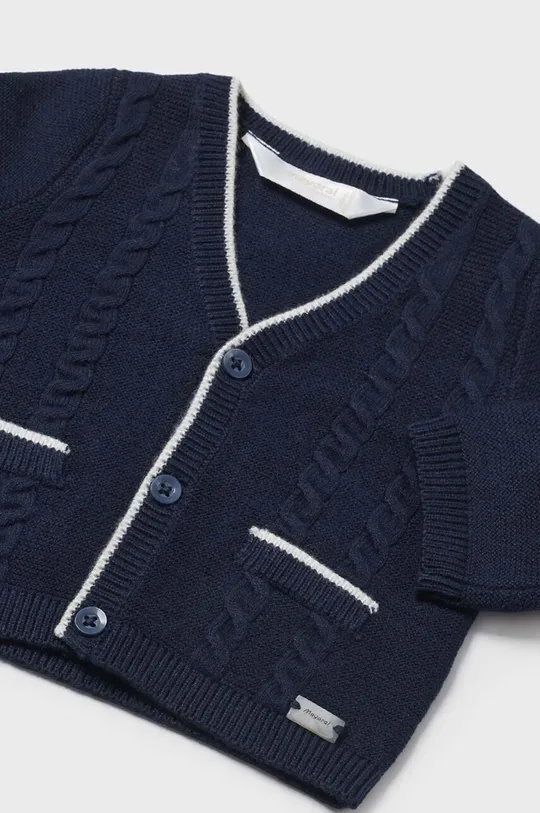 Mayoral Newborn cardigan din amestec de lână pentru bebeluși 2308.1J.Newborn.9BYH bleumarin AW24