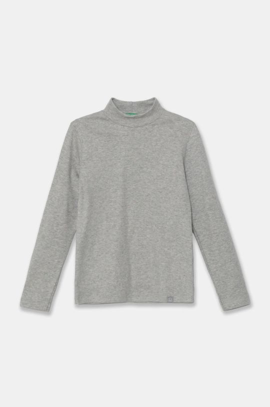 United Colors of Benetton longsleeve bawełniany dziecięcy bawełna szary 3AOUC202V.G.Seasonal