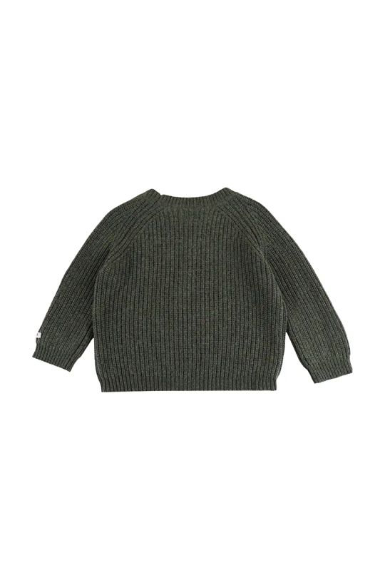 Chłopiec Donsje sweter z domieszką wełny niemowlęcy Garie Sweater 4083800.56.92 zielony