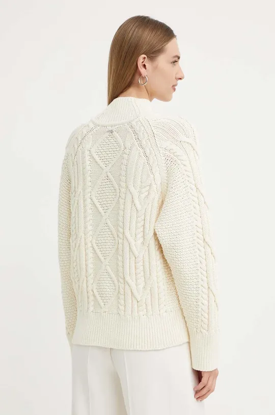 BOSS sweter z domieszką wełny 60 % Bawełna, 40 % Wełna dziewicza